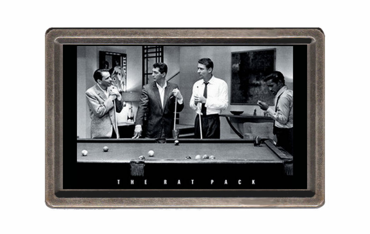 有关以下物品的详细资料: frank sinatra the rat pack belt buckle